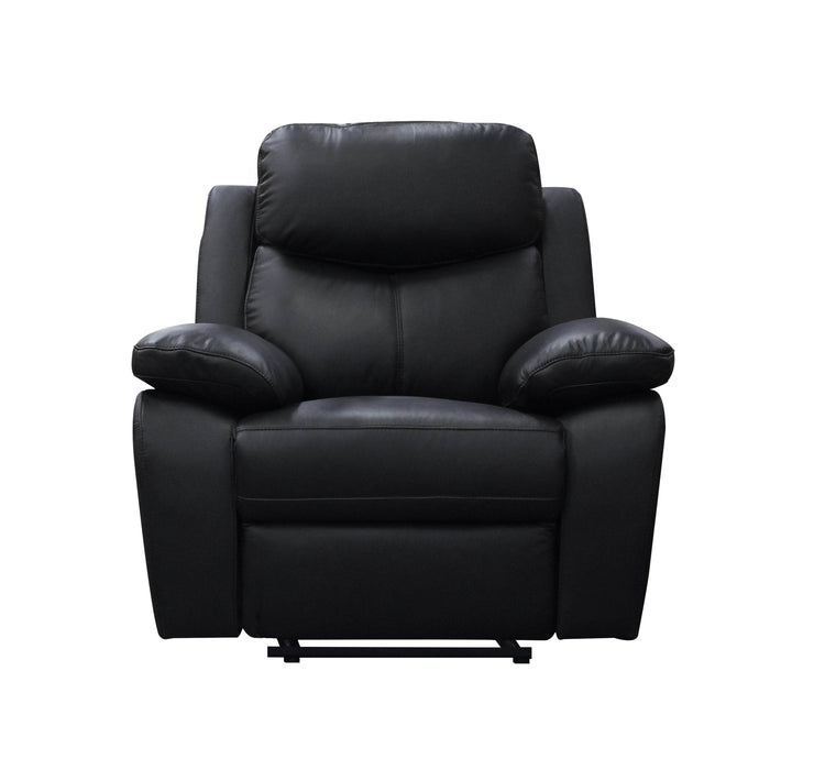 Levoluxe Chair Black Aveon 38.5" Pillow Top Arm Reclining Chair in Leather Match - Available in 2 Colours