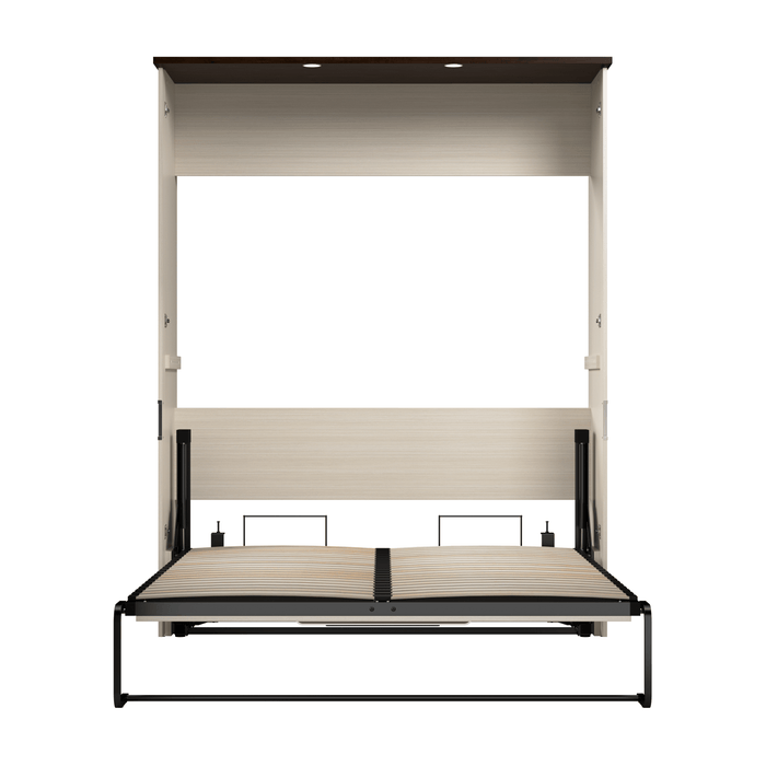 Modubox Murphy Wall Bed Lumina Queen Size Wall Murphy Bed - Available in 2 Colours