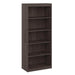Pending - Modubox Bookcase Medium Grey Maple Ridgeley 30W 5 Shelf Bookcase - Available in 3 Colours