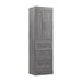 Pending - Modubox Closet Organizer Bark Grey Pur 25W Wardrobe with Drawers - Available in 7 Colours