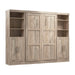 Pending - Modubox Murphy Wall Bed Pur  Murphy Bed with Closet Storage Organizers (109W) - Available in 7 Colours