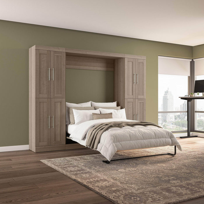 Pending - Modubox Murphy Wall Bed Pur  Murphy Bed with Storage Cabinets (109W) - Available in 7 Colours