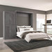 Pending - Modubox Murphy Wall Bed Pur  Murphy Bed with Wardrobe (101W) - Available in 5 Colours