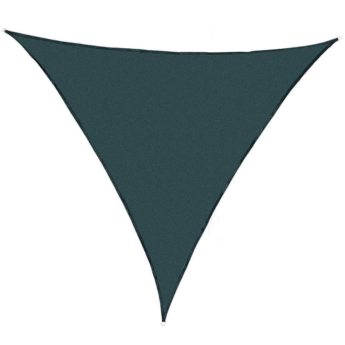 Aosom Shade Sail Green 10ft Triangle Canopy Sun Shade Sail Canopy with Carrying Bag - Available in 4 Colours