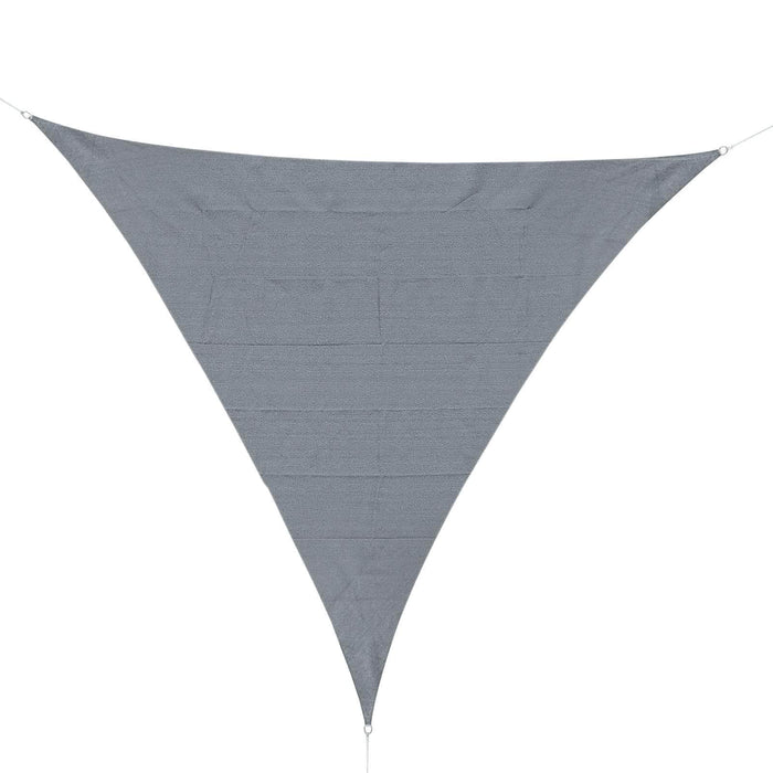 Aosom Shade Sail Grey 10ft Triangle Canopy Sun Shade Sail Canopy with Carrying Bag - Available in 4 Colours