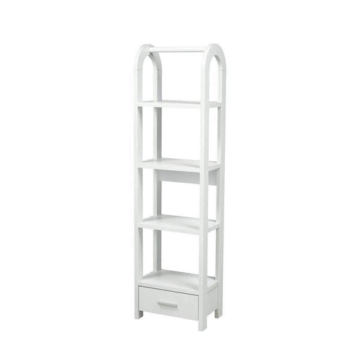 Brassex Inc. Bookcase White Anne Display Stand  - Available in 3 Colours