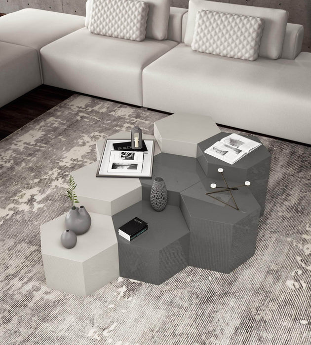 Modloft Coffee Table Centre 10" Hexagon Coffee Table - Available in 4 Colours
