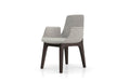 Modloft Dining Chair Gibraltar Fabric/Seared Ash Mercer Fabric Dining Arm Chair - Available in 2 Colours