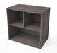 Modubox Bookcase Bark Grey i3 Plus Low Storage Unit - Bark Grey