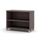Modubox Bookcase Bark Grey Pro-Linea Low 2 Shelf Bookcase - Available in 2 Colours