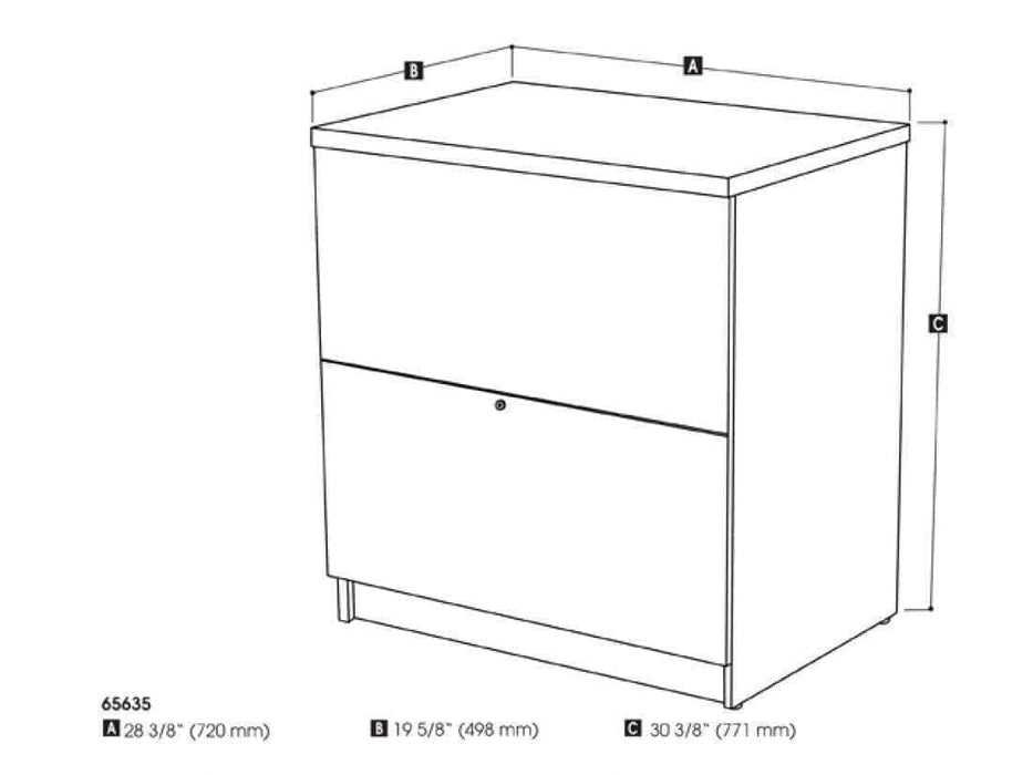 Modubox File Cabinet Universel Standard Lateral File Cabinet - Available in 10 Colours