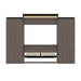 Modubox Murphy Wall Bed Orion 124"W Queen Murphy Wall Bed with 2 Shelving Units - Available in 2 Colours