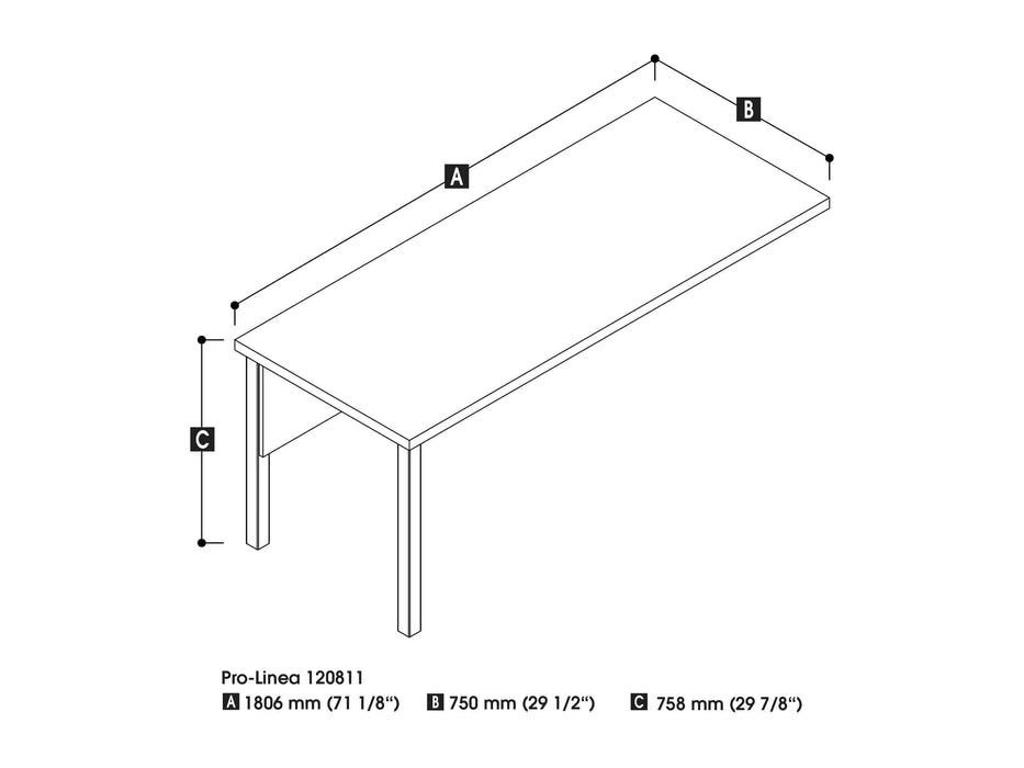 Modubox Return Table Pro-Linea Return Table - Available in 2 Colours