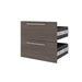 Modubox Storage Drawers Bark Grey & Graphite Orion 2 Drawer Set For Orion 20"W Narrow Shelving Unit - Available in 2 Colours