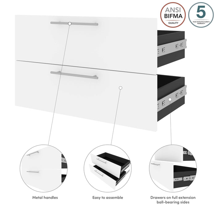 Modubox Storage Drawers Orion 2 Drawer Set For Orion 30"W Shelving Unit - Available in 2 Colours