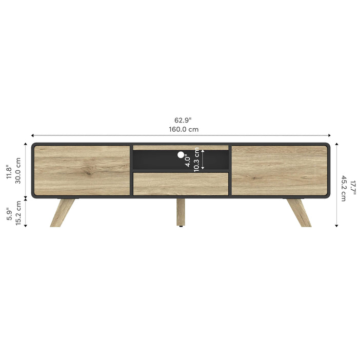 Modubox TV Stand Alhena 63W TV Stand for 50 Inch TV - Available in 2 Colours
