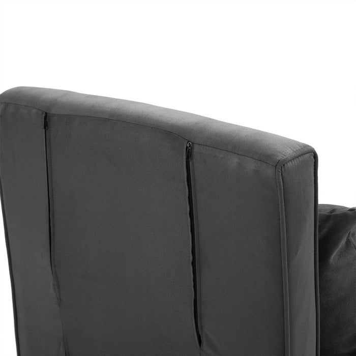 Pending - Aosom Sleeper Sofa Adjustable Folding Convertible Single Sleeper Sofa Bed Chair - Grey