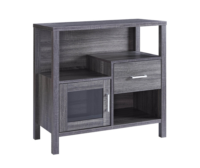 Pending - Brassex Inc. Cabinet Grey Display Storage Entryway Cabinet - Available in 3 Colours