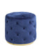 Pending - Brassex Inc. Ottoman Navy Aeron Tufted Ottoman - Available in 2 Colours
