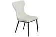  Corcoran Chair White Leather Chairs (Set of 2) - Available in 3 Colours