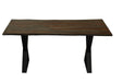 Corcoran Table 67" Live Edge Acacia Table - Available with 4 Wood Types