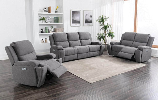 Pending - IFDC Sofa Set IFDC Grey Fabric Living Room Collection