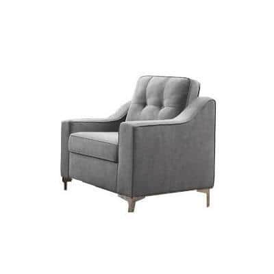 Pending - IFDC Sofa Set Ladysmith Button Tufted Chair in Grey