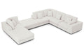 Pending - Modloft Sectionals Chalk Fabric Perry Sectional 2 Corner Sofa - Available in 2 Colours