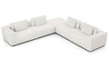 Pending - Modloft Sectionals Spruce Sectional L Sofa in Chalk Fabric