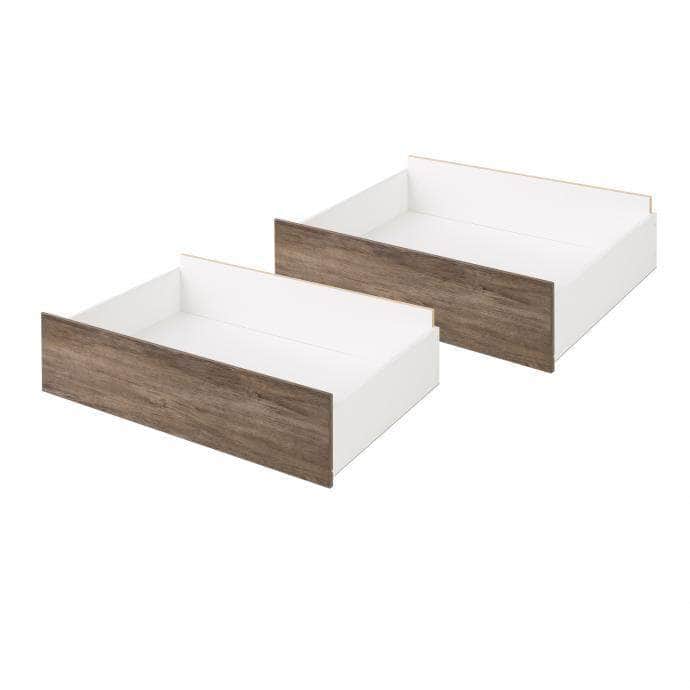 Pending - Modubox Drifted Grey Select Storage Drawers on Wheels - Set of 2 - Available in 4 Colours