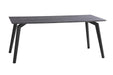 Pending - Primo International Coffee table Paxton Grey Wood Coffee Table With Metal Legs In Black