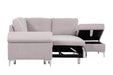 Pending - Primo International Sofa Bed Rutherford Sectional Sofa Bed With Storage In Grey