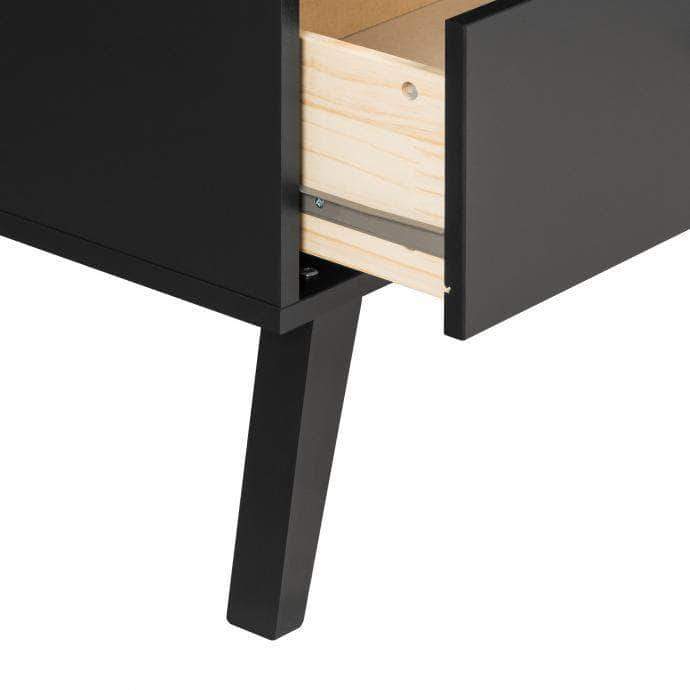 Milo Mid Century Modern 2-drawer Tall Nightstand with Open Shelf - Available in 5 Colours