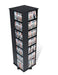 Prepac Multimedia Storage Black Large Four Sided Spinning Tower - Multiple Options Available