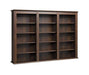 Prepac Multimedia Storage Espresso Triple Wall Mounted Storage - Multiple Options Available