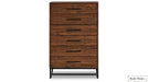 Rustic Classics Drawer Chest Blackcomb Reclaimed Wood and Metal 6 Drawer Chest in Coffee Bean