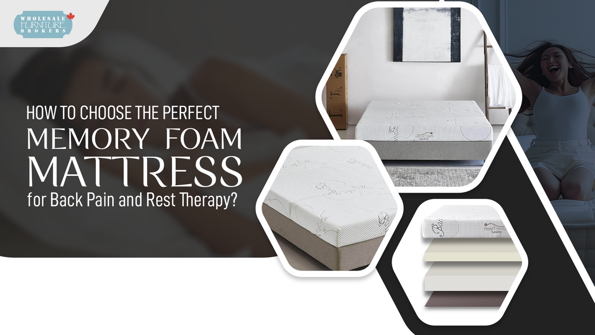 How to Choose the Perfect Memory Foam Mattress for Back Pain and Rest