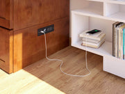 AFI Furnishings Murphy Cabinet Bed Hamilton Murphy Cabinet Bed Chest with 6" Gel Memory Foam Mattress, Storage Drawer and Built-in Charger - Available in 4 Colours and 3 Sizes