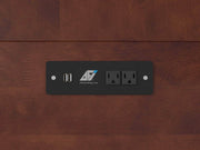 AFI Furnishings Murphy Cabinet Bed Hamilton Murphy Cabinet Bed Chest with 6" Gel Memory Foam Mattress, Storage Drawer and Built-in Charger - Available in 4 Colours and 3 Sizes