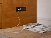 AFI Furnishings Murphy Cabinet Bed Hamilton Murphy Cabinet Bed Chest with 6" Gel Memory Foam Mattress, Storage Drawer and Built-in Charger - Available in 4 Colours and 3 Sizes