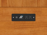 AFI Furnishings Murphy Cabinet Bed Hamilton Murphy Cabinet Bed Chest with 6" Gel Memory Foam Mattress, Storage Drawer and Built-in Charger - Available in 4 Colours and 3 Sizes