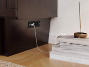 AFI Furnishings Murphy Cabinet Bed Nantucket Murphy Cabinet Bed Chest with 6" Gel Memory Foam Mattress, Storage Drawer and Built-in Charger - Available in 4 Colours and 3 Sizes