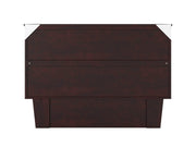 AFI Furnishings Murphy Cabinet Bed Nantucket Murphy Cabinet Bed Chest with 6" Gel Memory Foam Mattress, Storage Drawer and Built-in Charger - Available in 4 Colours and 3 Sizes