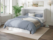AFI Furnishings Murphy Cabinet Bed Nantucket Murphy Cabinet Bed Chest with 6" Gel Memory Foam Mattress, Storage Drawer and Built-in Charger - Available in 4 Colours and 3 Sizes