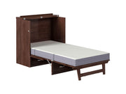 AFI Furnishings Murphy Cabinet Bed Northfield Murphy Cabinet Bed Chest with 6" Gel Memory Foam Mattress, Storage Drawer and Built-in Charger - Available in 6 Colours and 3 Sizes