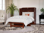 AFI Furnishings Murphy Cabinet Bed Northfield Murphy Cabinet Bed Chest with 6" Gel Memory Foam Mattress, Storage Drawer and Built-in Charger - Available in 6 Colours and 3 Sizes