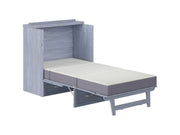 AFI Furnishings Murphy Cabinet Bed Northfield Murphy Cabinet Bed Chest with 6" Gel Memory Foam Mattress, Storage Drawer and Built-in Charger - Available in 6 Colours and 3 Sizes