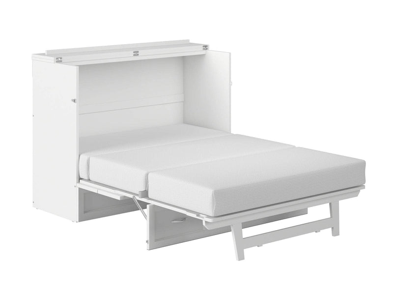 AFI Furnishings Murphy Cabinet Bed Northfield Murphy Cabinet Bed Chest with 6" Gel Memory Foam Mattress, Storage Drawer and Built-in Charger - Available in 6 Colours and 3 Sizes