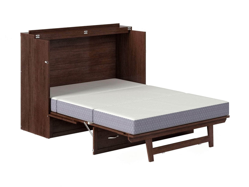 AFI Furnishings Murphy Cabinet Bed Northfield Murphy Cabinet Bed Chest with 6" Gel Memory Foam Mattress, Storage Drawer and Built-in Charger - Available in 6 Colours and 3 Sizes