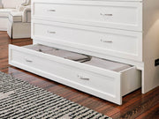 AFI Furnishings Murphy Cabinet Bed Northfield Murphy Cabinet Bed Chest with 6" Gel Memory Foam Mattress, Storage Drawer and Built-in Charger - Available in 6 Colours and 3 Sizes